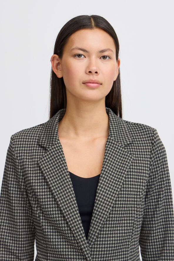 ICHI IHKATE HOUNDSTOOTH BL2 Black/grey houndstooth