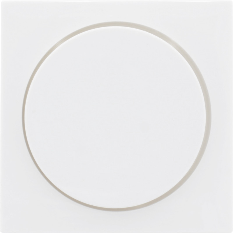 Gira System 55 centraalplaat dimmer Glanzend wit