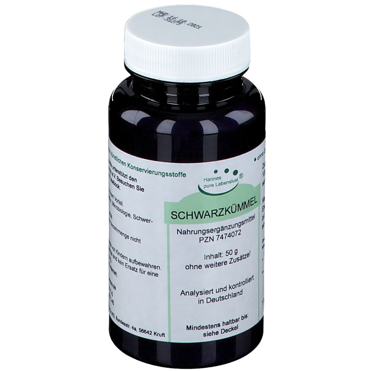 Hannes pure Lebenslust® SCHWARZKÜMMEL