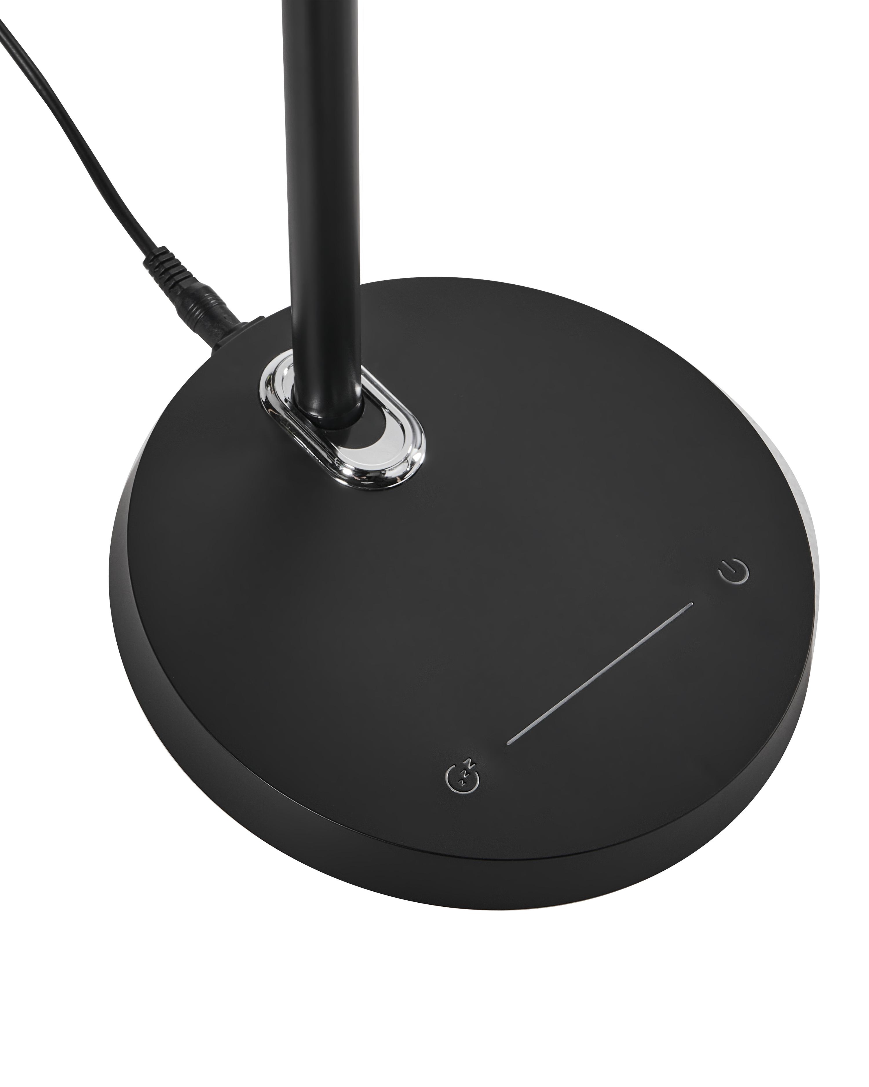 LED bureaulamp LEONIS met dimmer Zwart