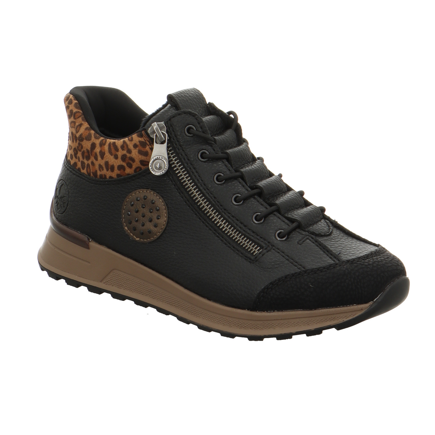 Schnürboots schwarz