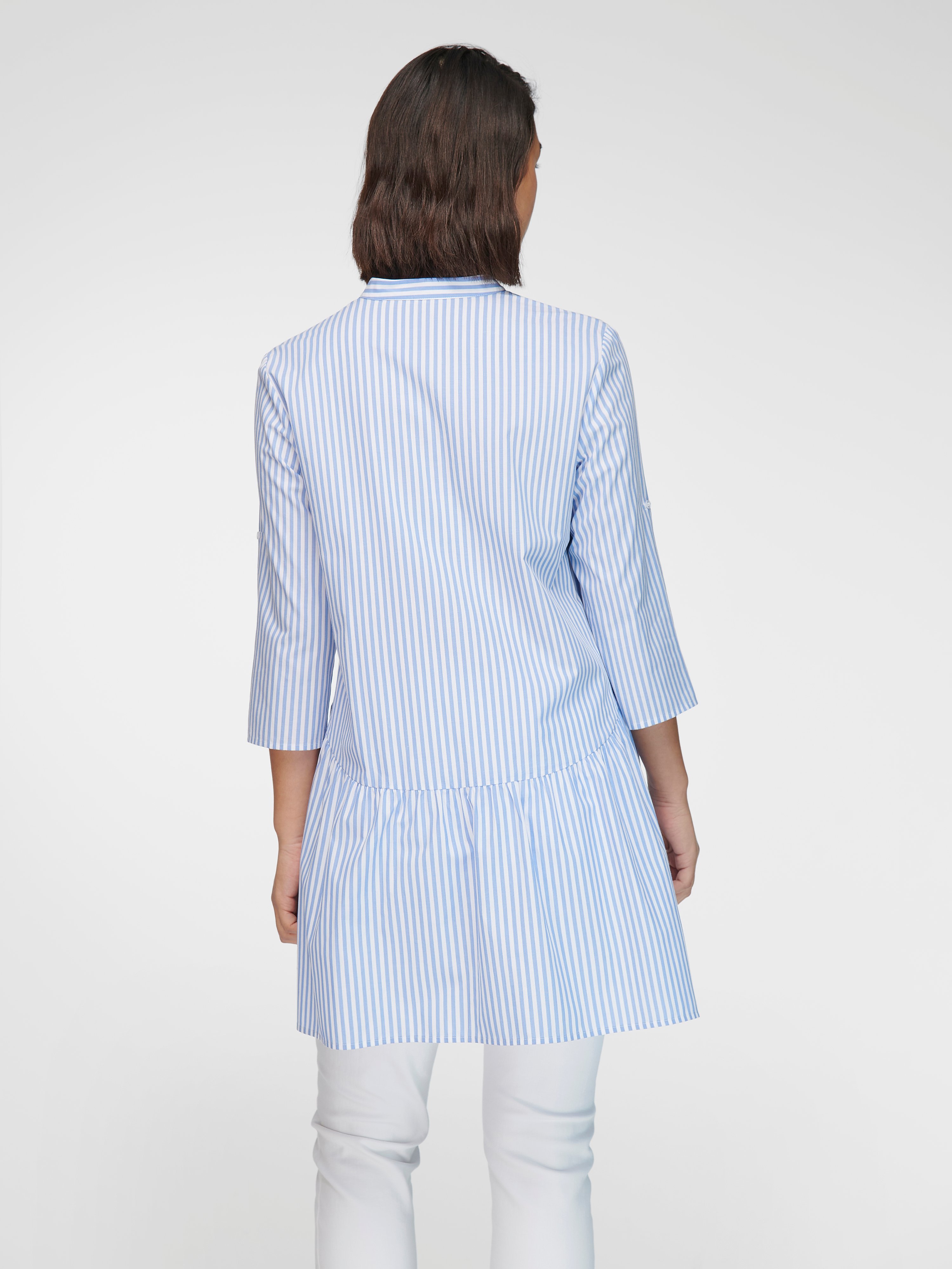 Long-Bluse mit 3/4-Arm
