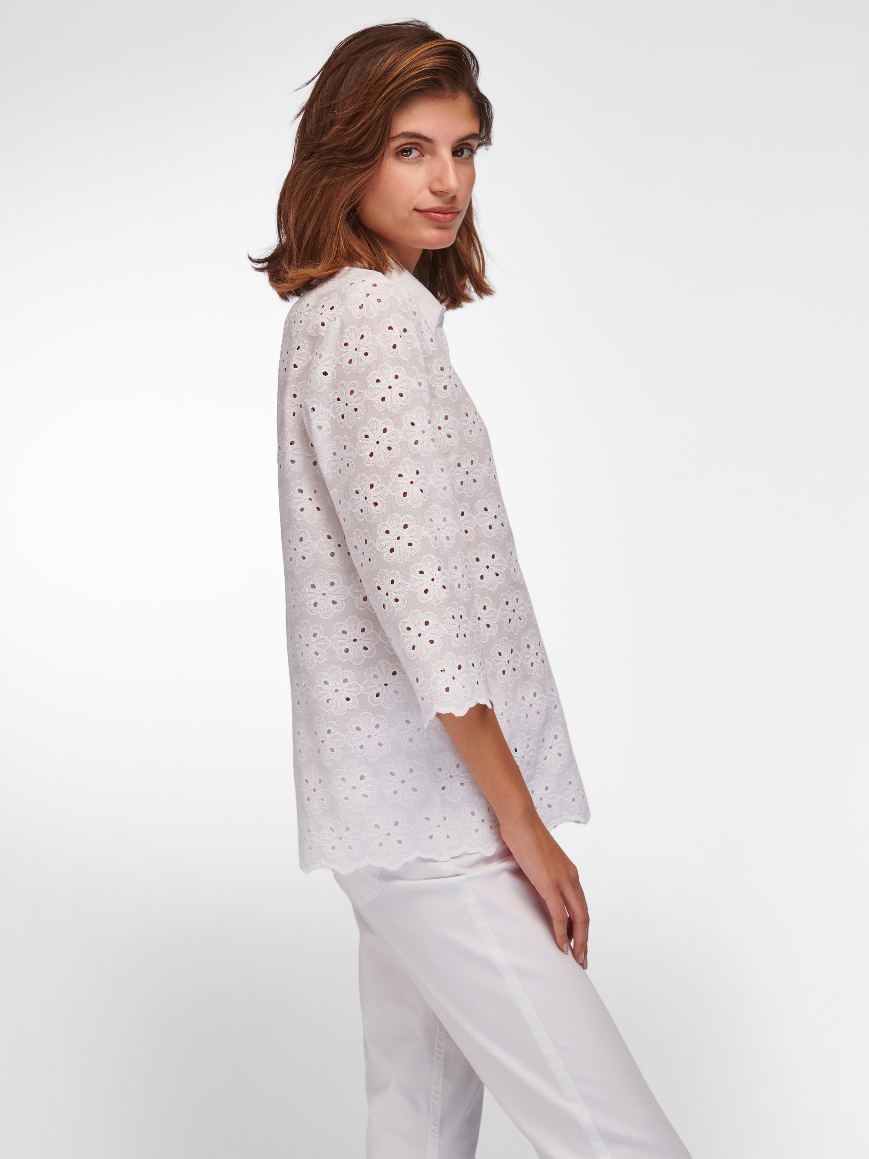 Bluse mit 3/4-Arm