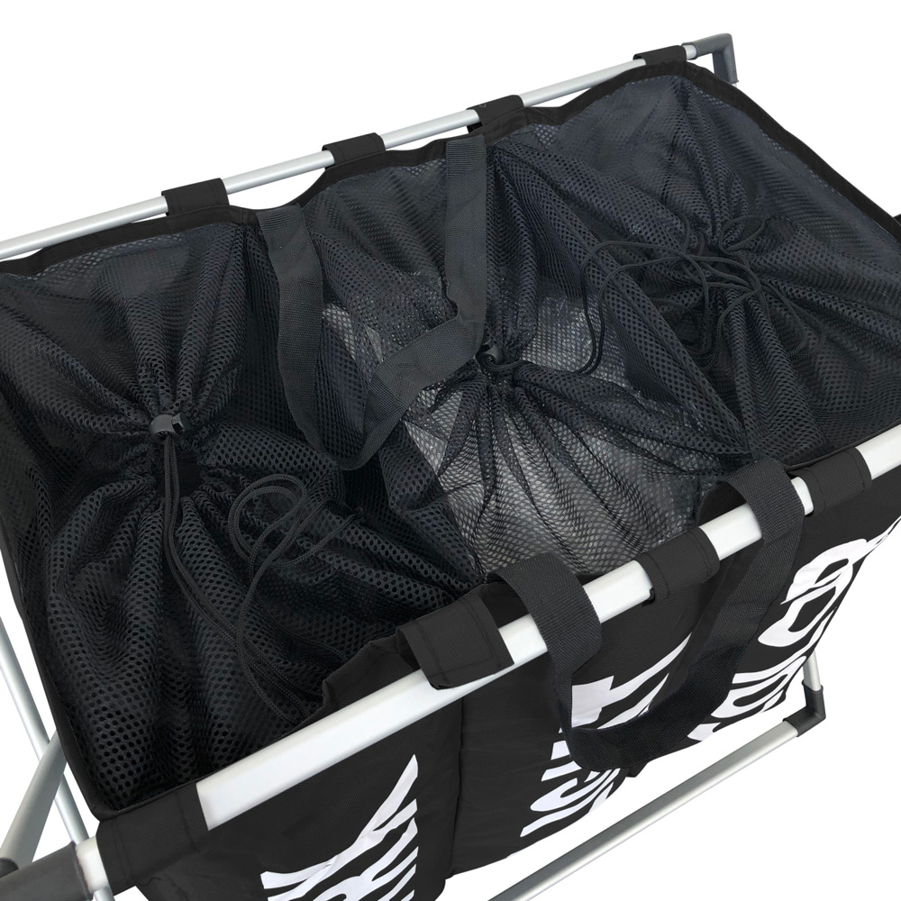 IVOL 3 vakken organizer wasmand - Black