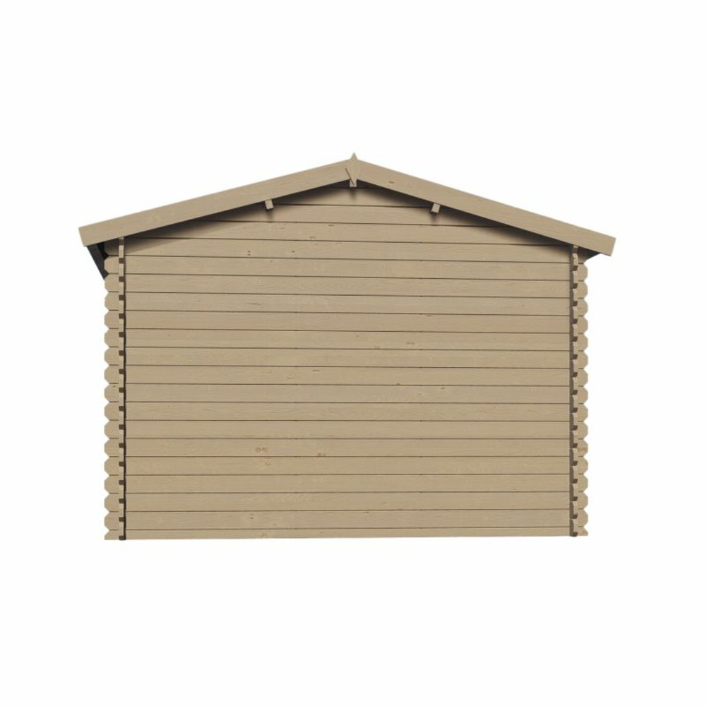 Abri de jardin meribel de 10 m² en bois de pin ép. 19 mm