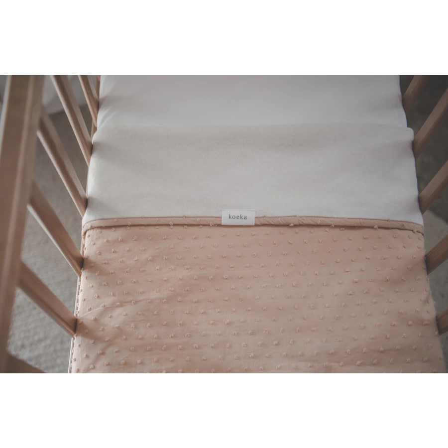 koeka Babydecke cotton Fleece Napa Hellbraun