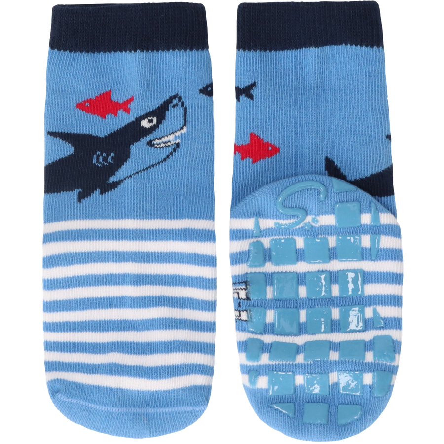 Sterntaler ABS-Socken DP HaiFische samtblau