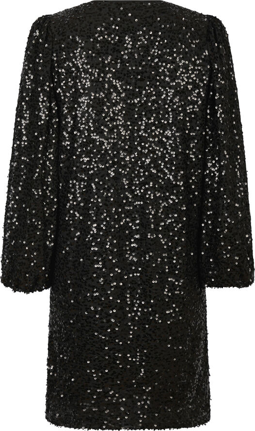 Neo Noir Manni Sequins Dress Black