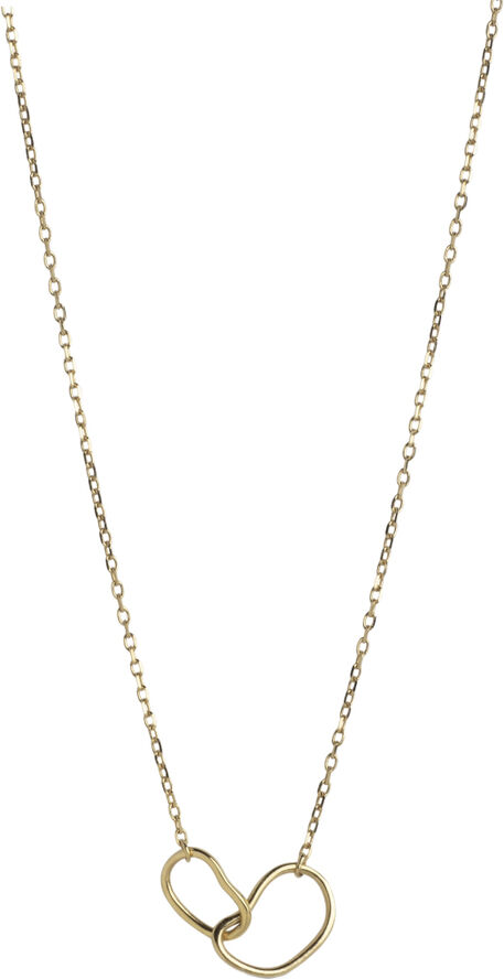 ENAMEL Copenhagen Necklace, Organic Double Circle 925s/gp