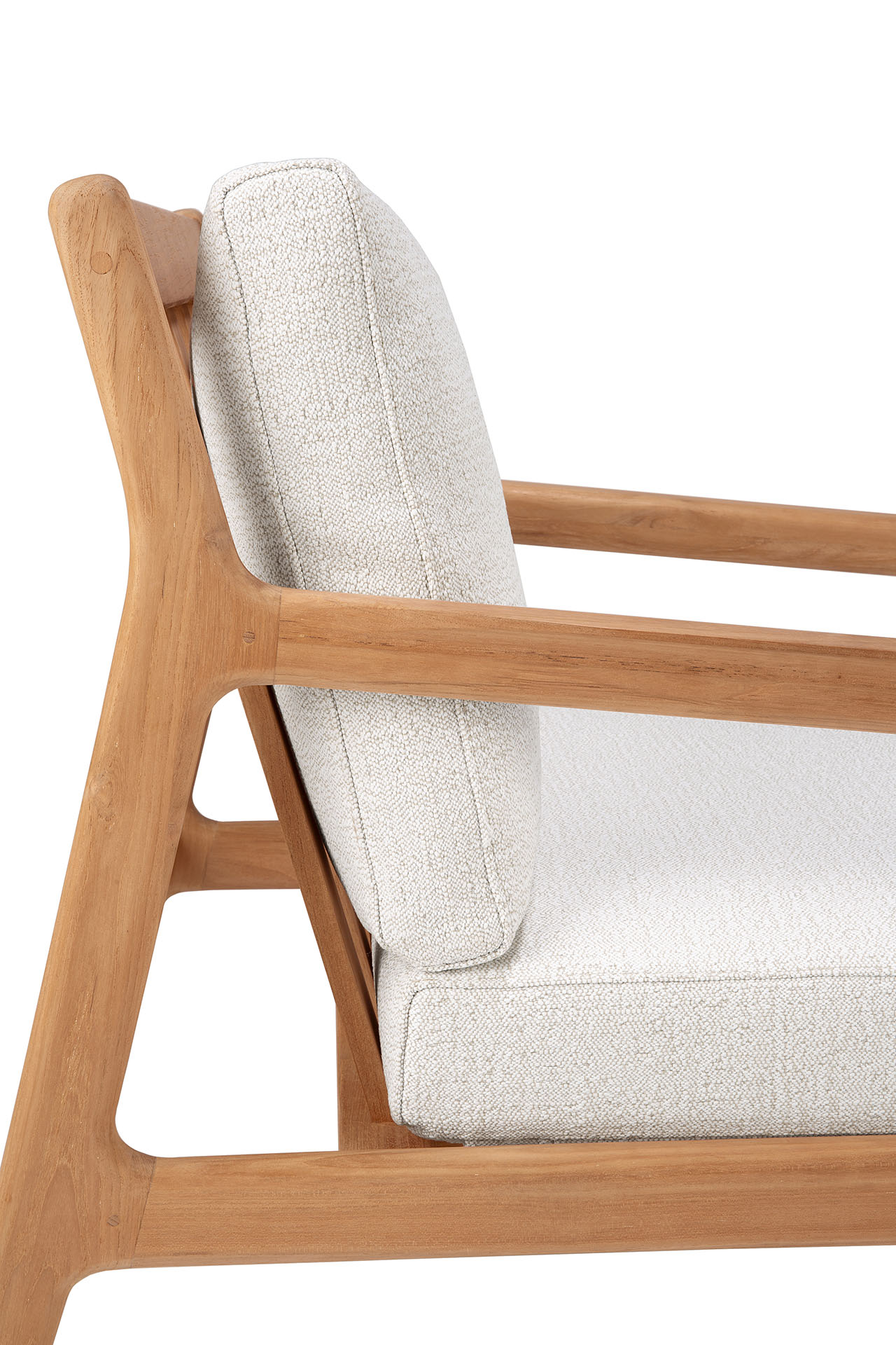 Teak Jack lounge chair - outdoor - off white