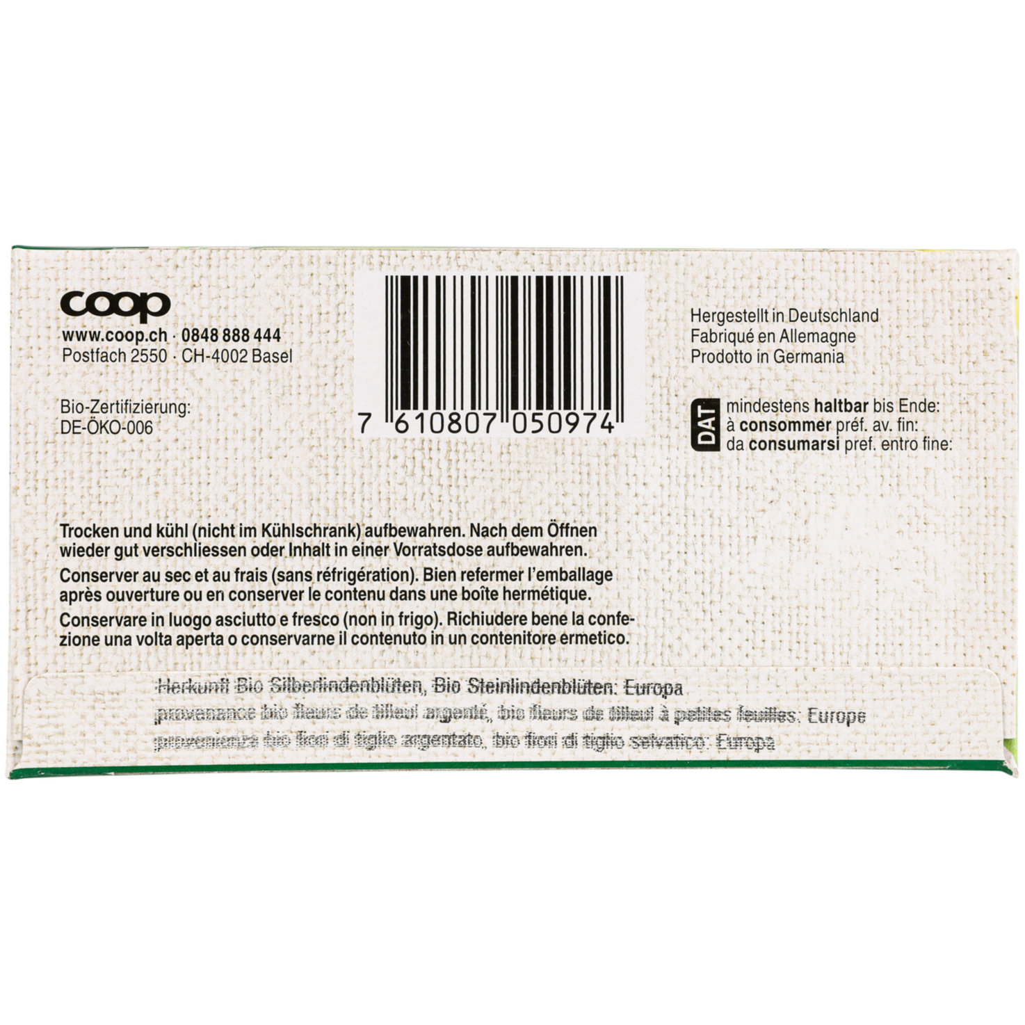 Naturaplan Bio Lindenblütentee 20 Beutel