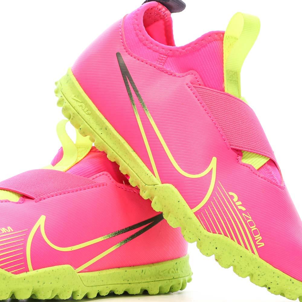 Nike Chaussures de Foot Roses Junior Nike Zoom Vapor 15 Academy TF