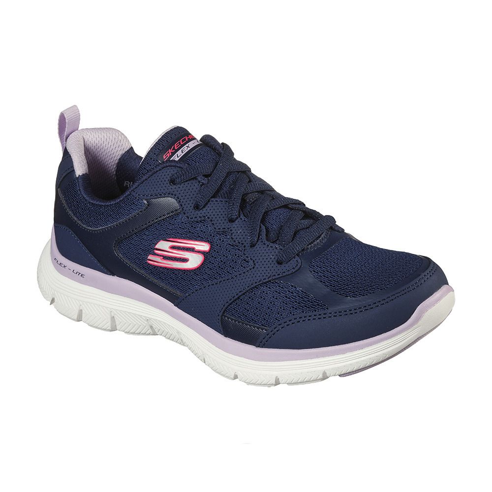 Skechers FLEX APPEAL 4.0 ACTIVE FLOW - Chaussures fitness Femme navy