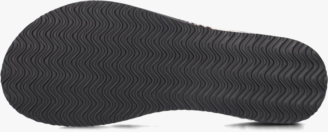 zwarte blasz teenslippers bella 2402