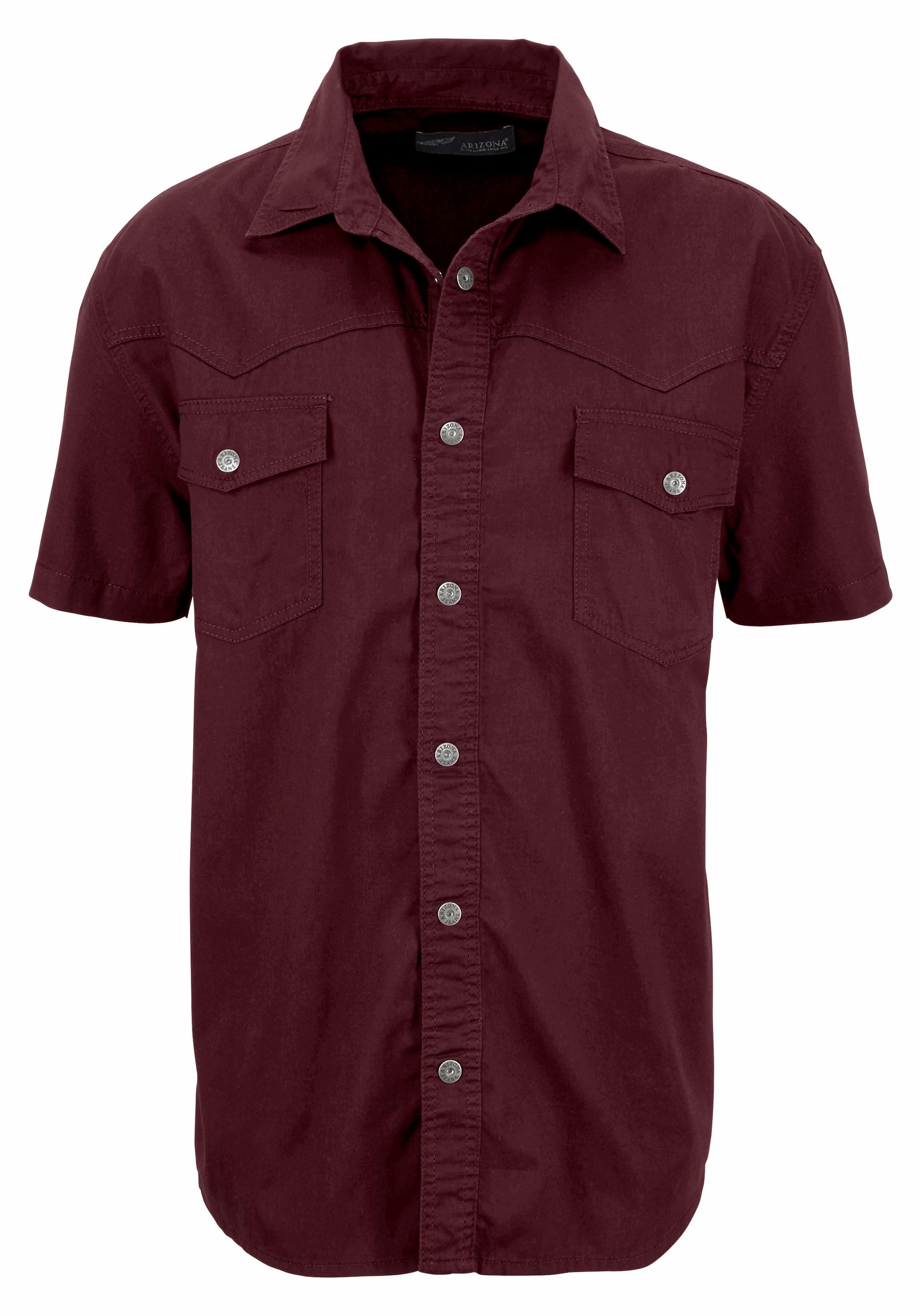 Arizona Kurzarmhemd im Western-Stil
