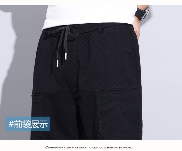 Lefitt - Mid Rise Shorts met patroon