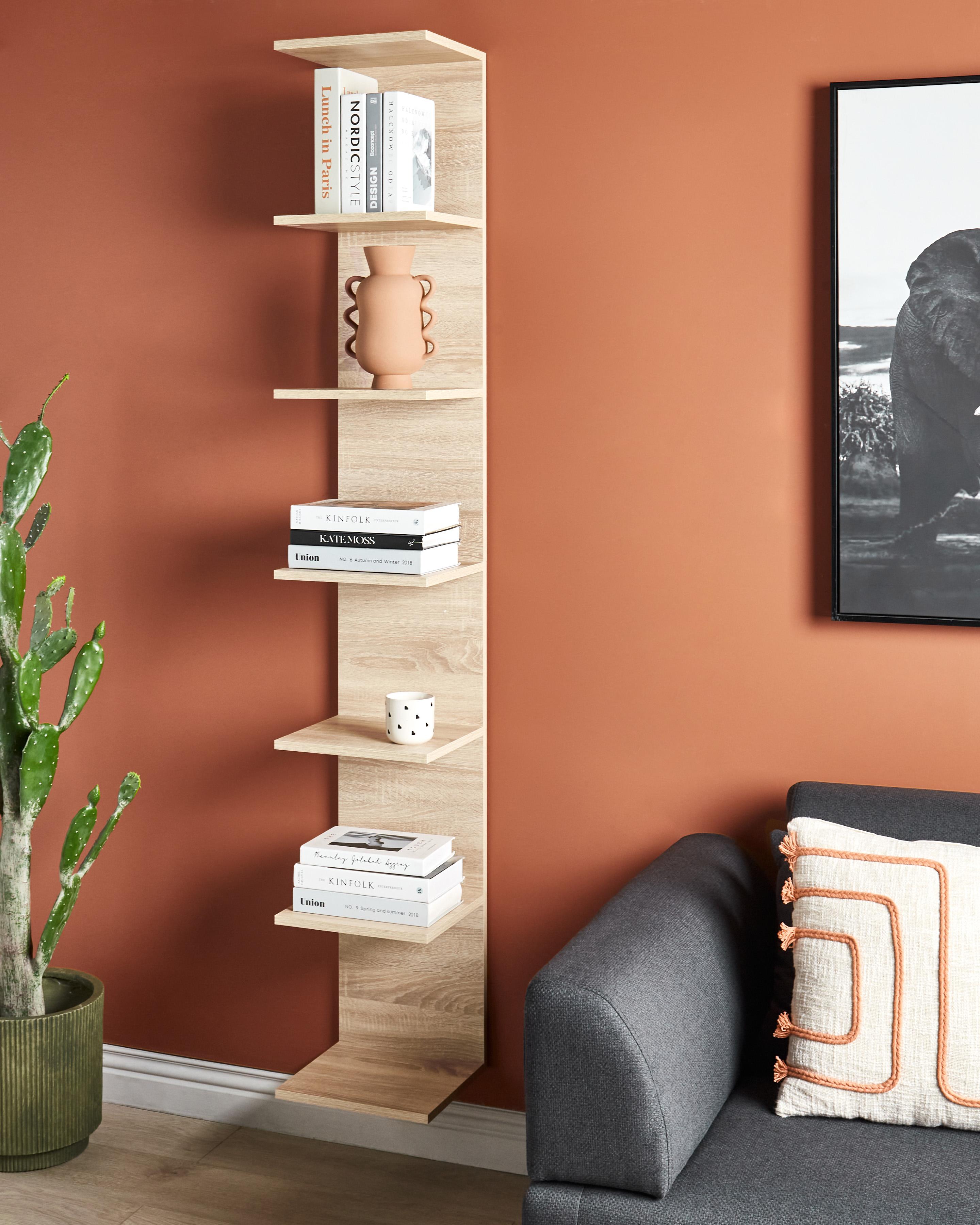 Wandplank ESTON 190 cm Lichtbruin