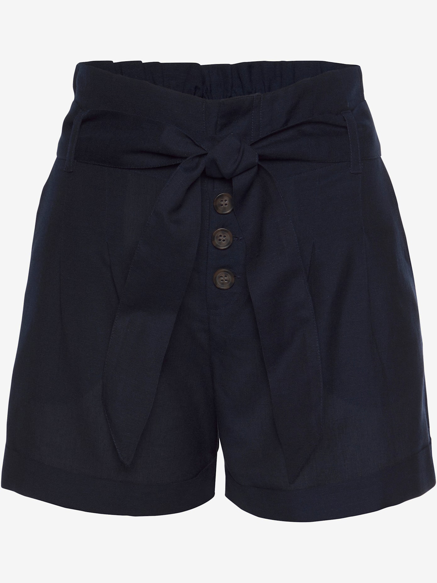 Shorts ceinture haute avec élastique au dos