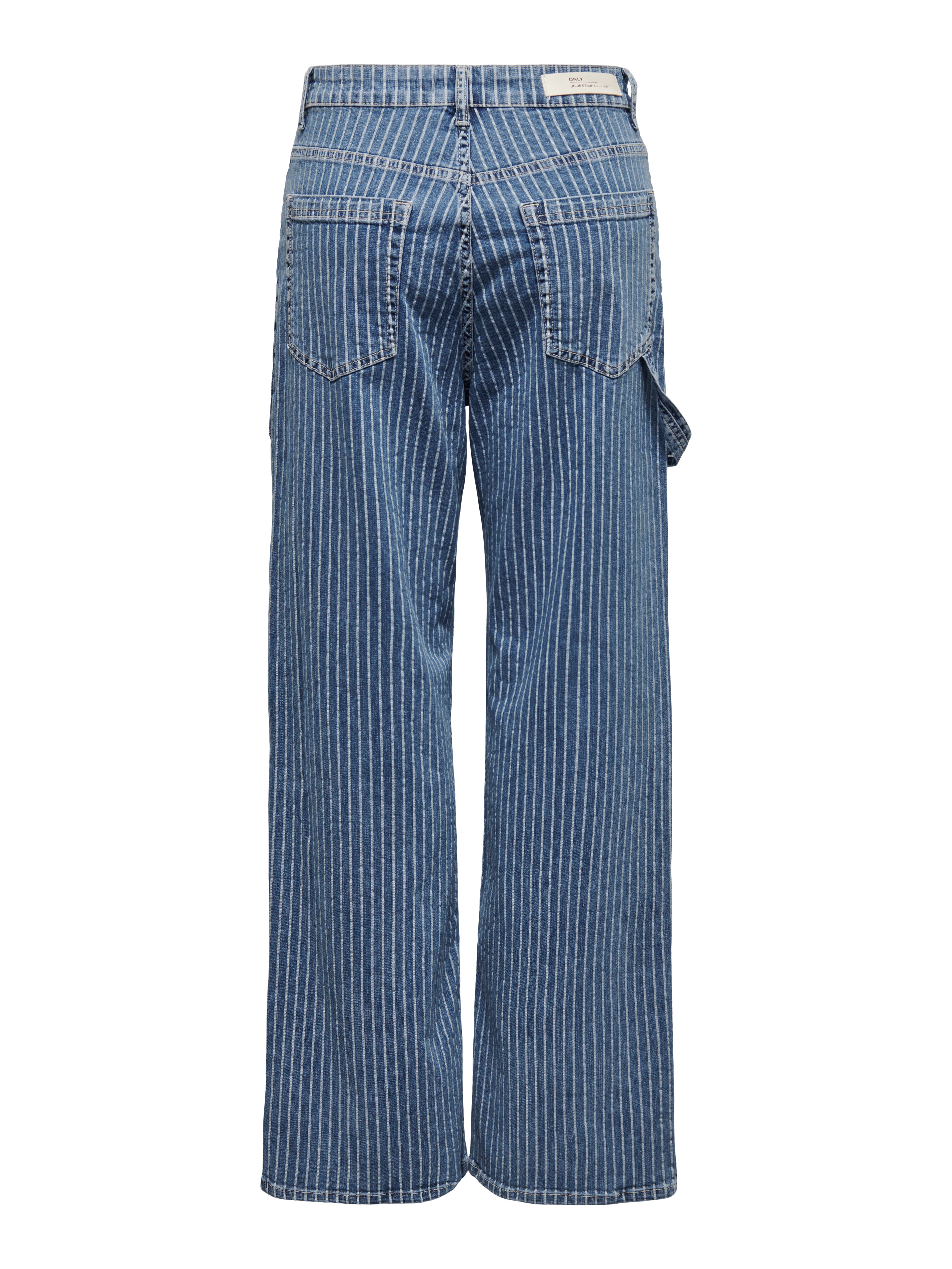 ONLKIRSI Hohe Taille Weiter Beinschnitt Jeans Light Blue Denim