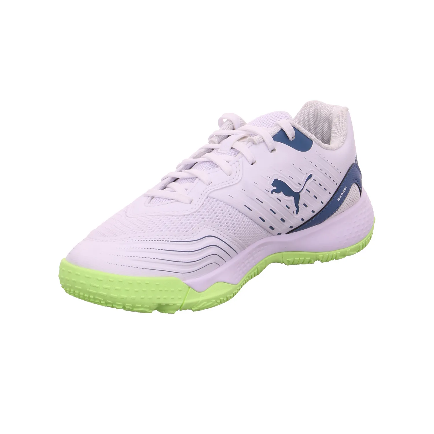 PUMA Kinder Indoor Weiss Synthetik