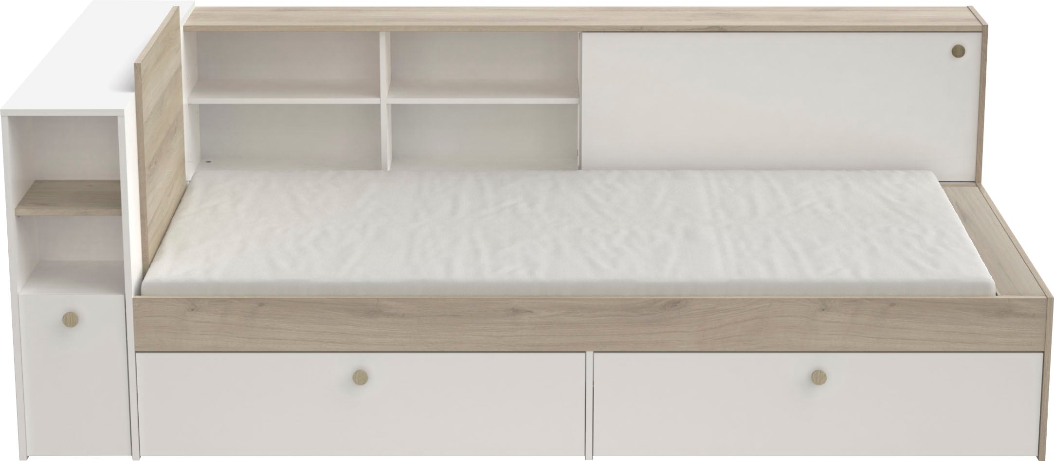 Demeyere GROUP Stauraumbett »Life« ideal für kleine Räume, platzsparend, viel Stauraum
