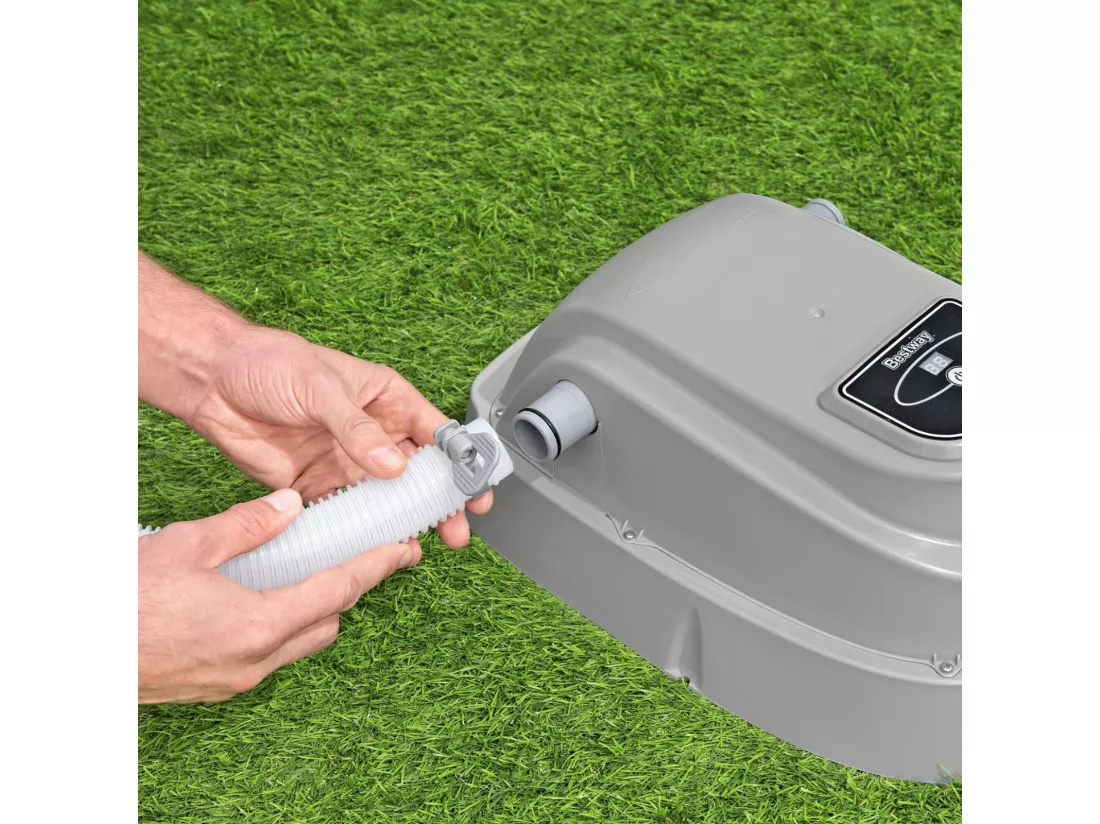 Système de Chauffage Électrique Bestway 42,6x26,6x18,7cm pour Piscines Démontables de 1.520-17.035L Température Maximale de 40°C