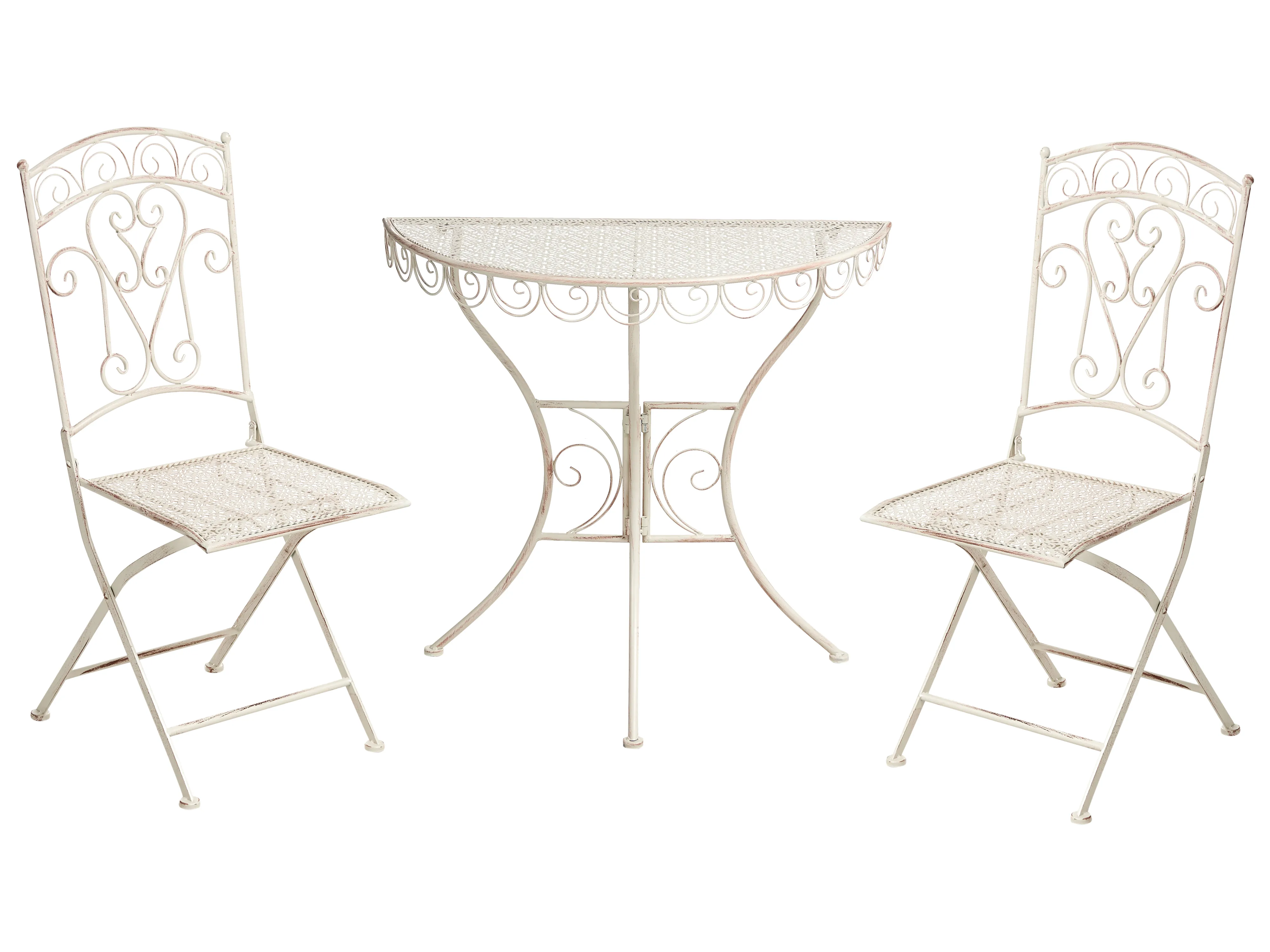 Bistroset inklapbaar JUINA Metaal Lichtbeige