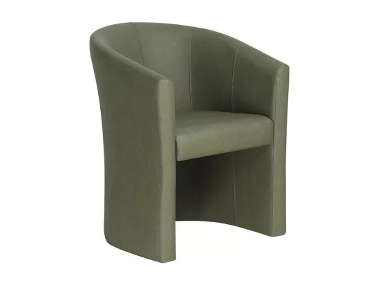 Fauteuil de salon KYOTO – Confortable – Vert – Style vintage