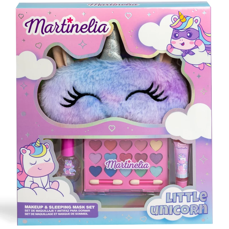 Martinelia Little Unicorn Makeup & Eye Mask Set