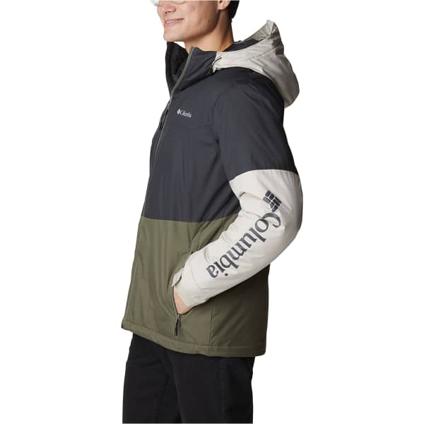 Veste randonnée COLUMBIA POINT PARK INSULATED JKT SHARK/STONE GREEN/DARK STONE/SHARK LOGO