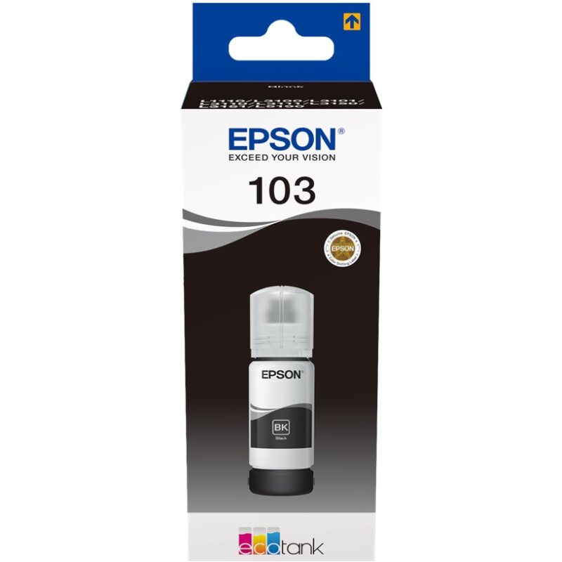 Cartouche d'encre Epson Ecotank 103 NOIR