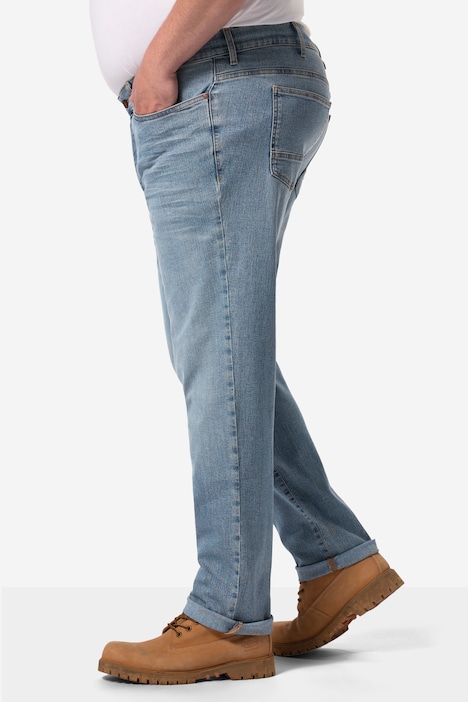 John F. Gee Jeans Bauchfit, Denim, Straight Fit, 5-Pocket, bis 72