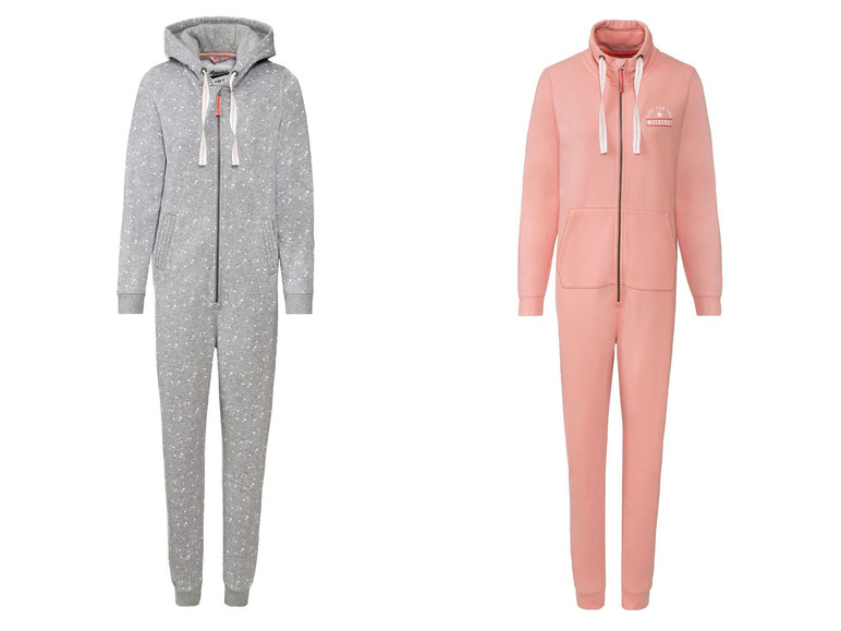 ESMARA® jumpsuit dames, soft touch-effect, met katoen