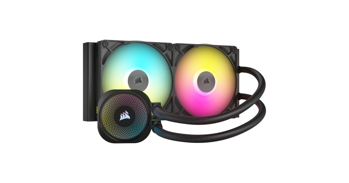 CorsairiCUE LINK TITAN 280 RX RGB waterkoeling  (Zwart, 4-pins PWM fan-connector)