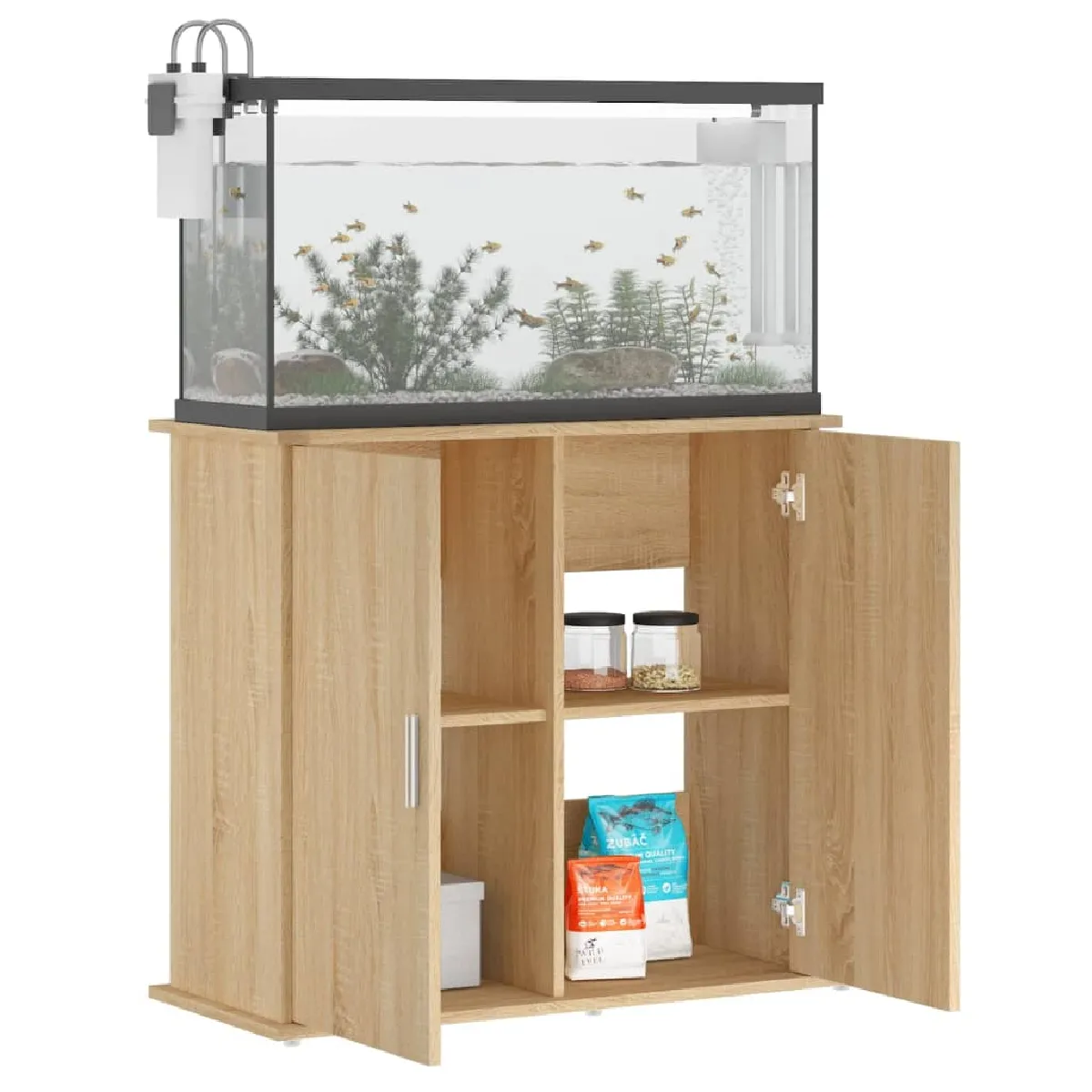 VIDAXL Support pour aquarium - Chêne sonoma