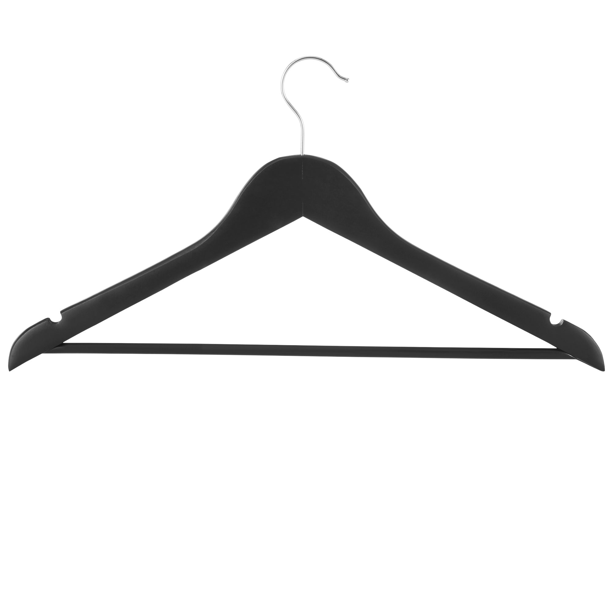 ACAZA Kledinghanger Zwart  - 20 st.
