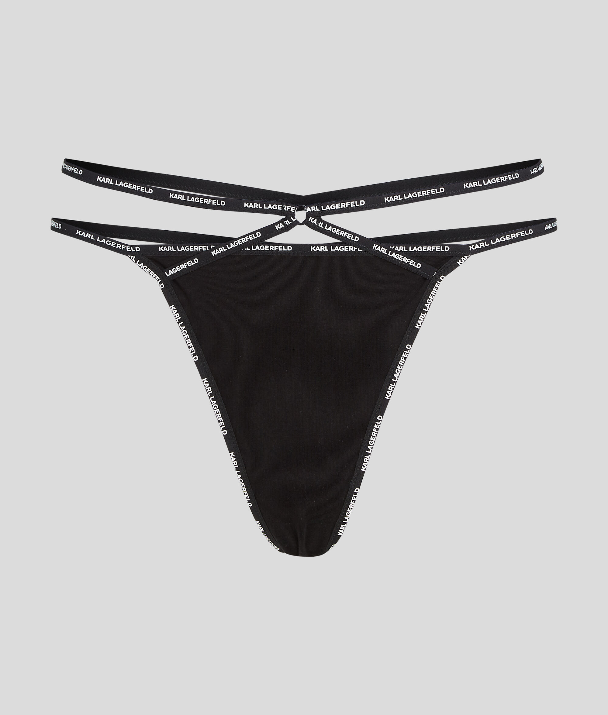 MINI SLIP À LANIÈRES AVEC LOGO