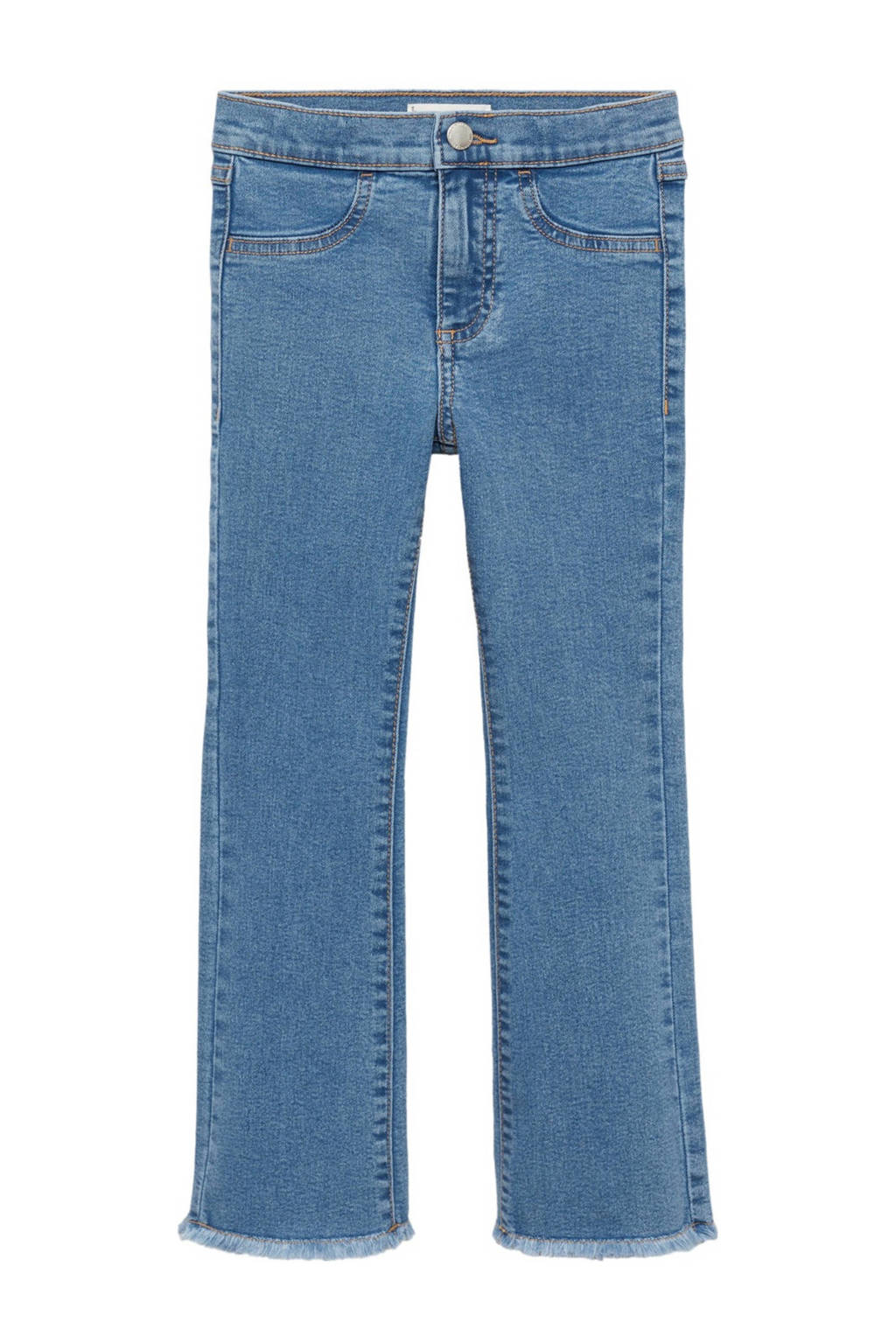 Mango Kids broek medium blue denim