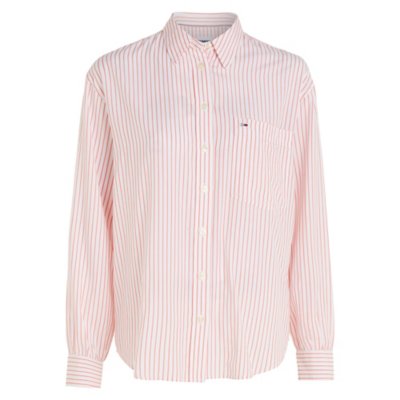 Chemise à manches longues femme Tjw Drapy Striped boyfriend TOMMY HILFIGER