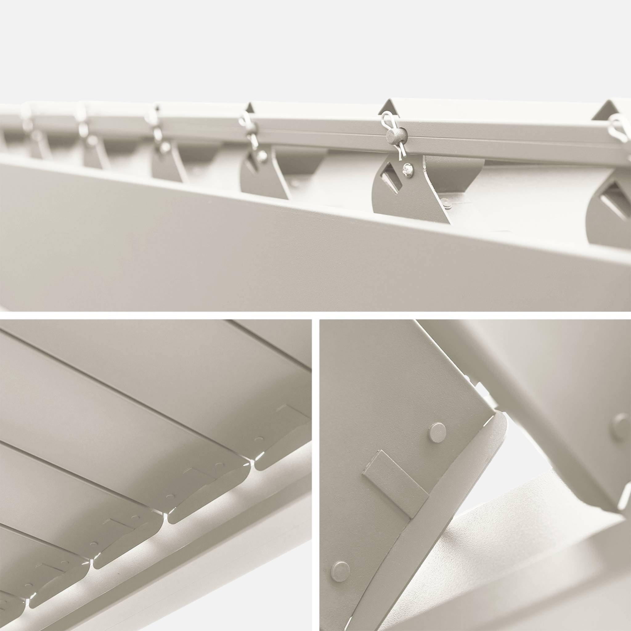 sweeek - Pergola met lamellendak, 3x4m