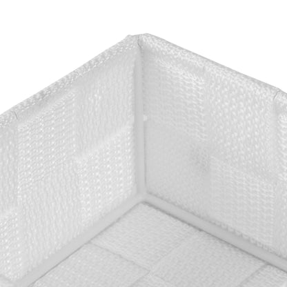 Petit panier de rangement Stan blanc
