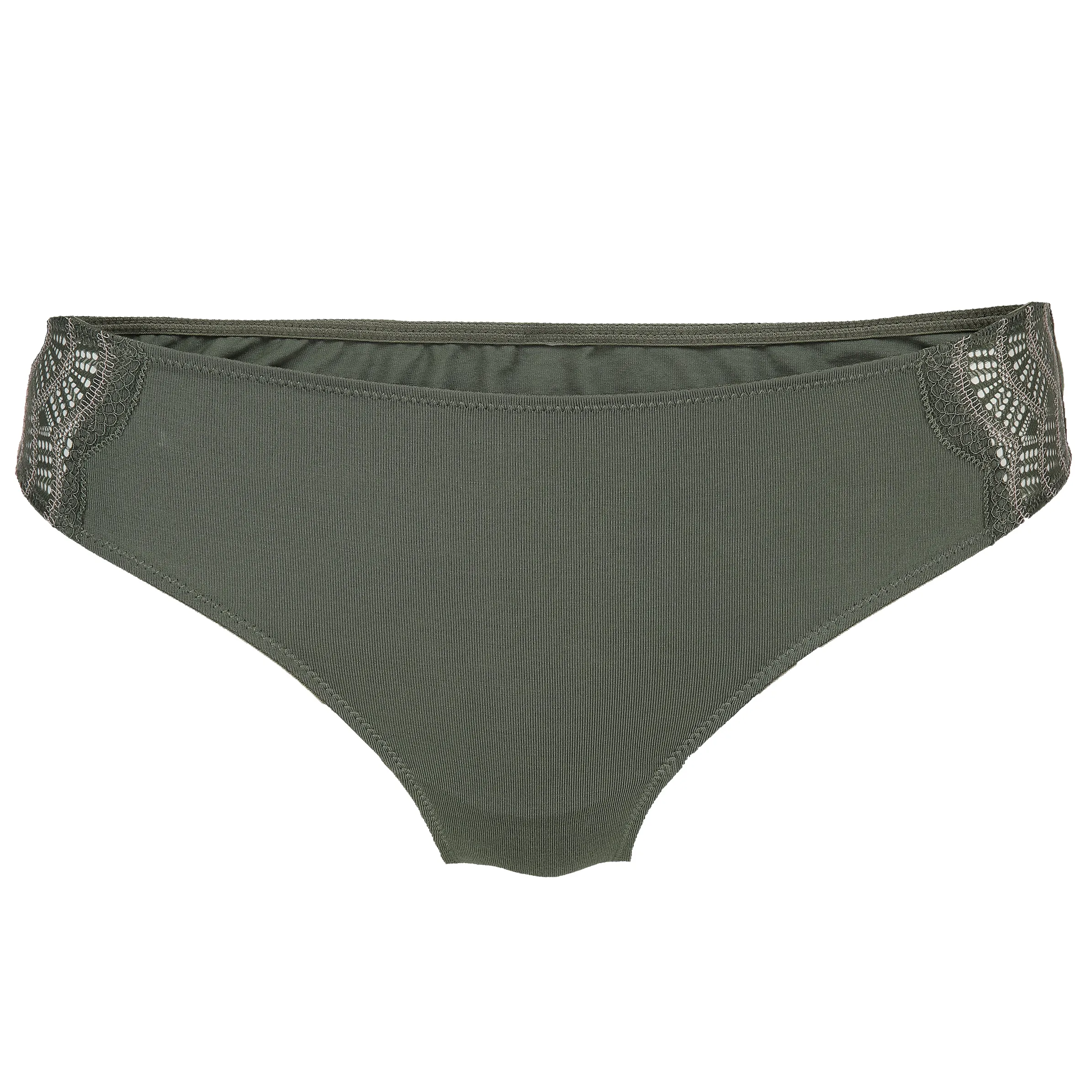Damen Slip mit Spitzeneinsatz