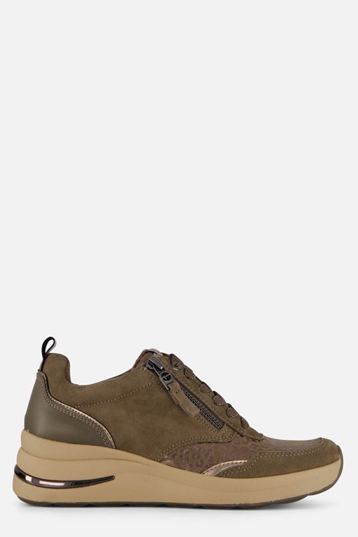 Tamaris Comfort Sneakers taupe Leer