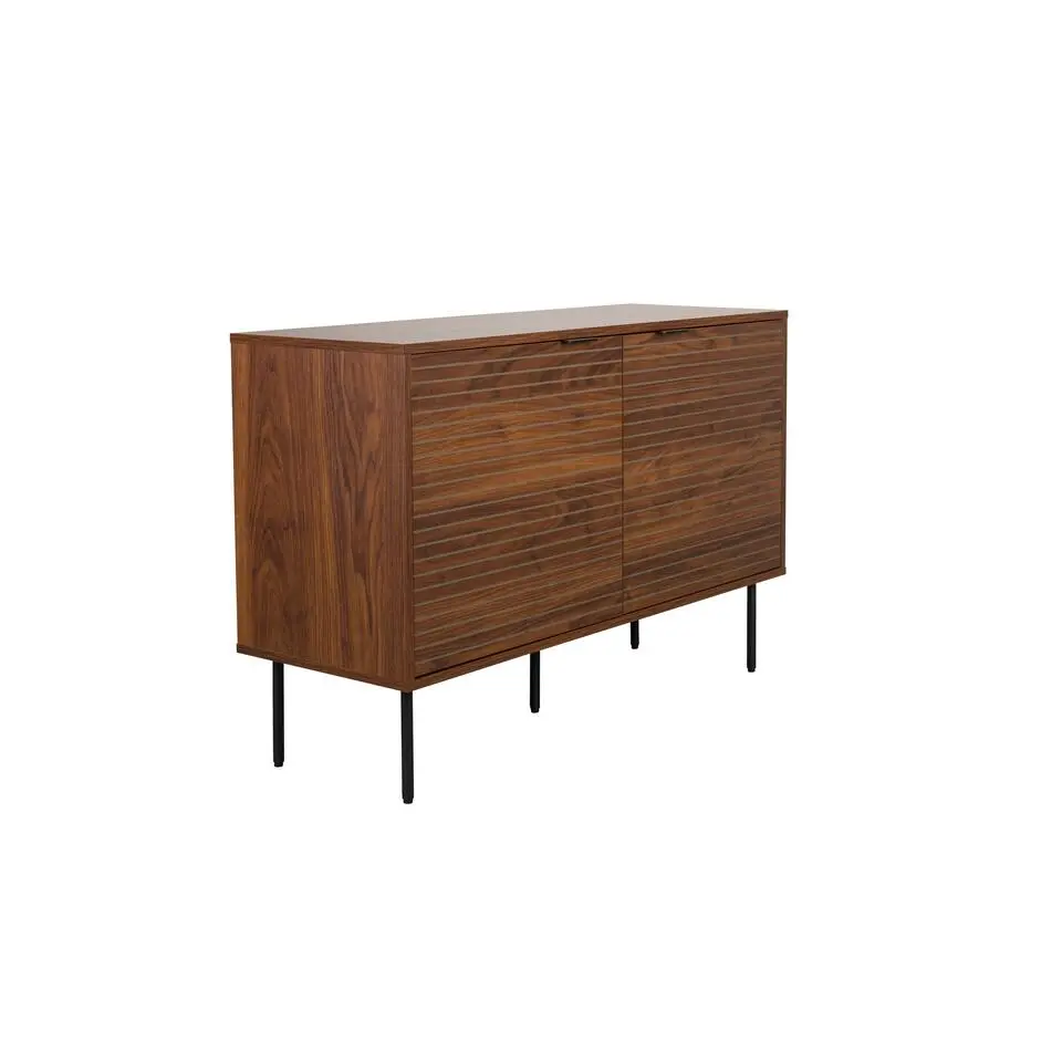 Housecraft Living Flux Opbergkast Laag Walnoot - Bruin