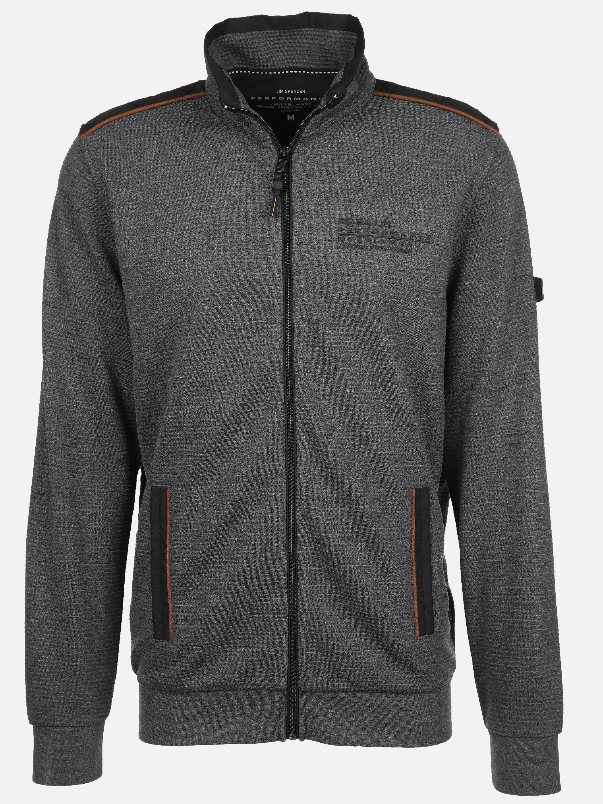Herren Sweatjacke in Ottoman Ripp