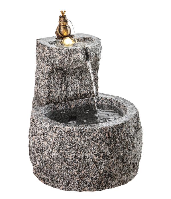 Dehner Granit-Gartenbrunnen Froschkönig, ca.