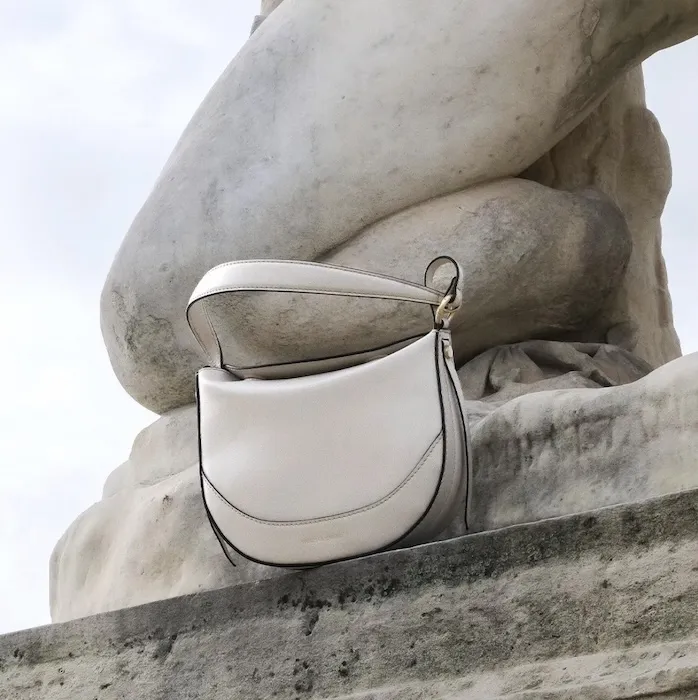 Mini sac demi-lune en cuir Daily Vanessa Bruno