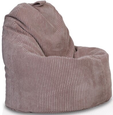 Furini Yoko Saccosekk Fløyel, Dusty Pink