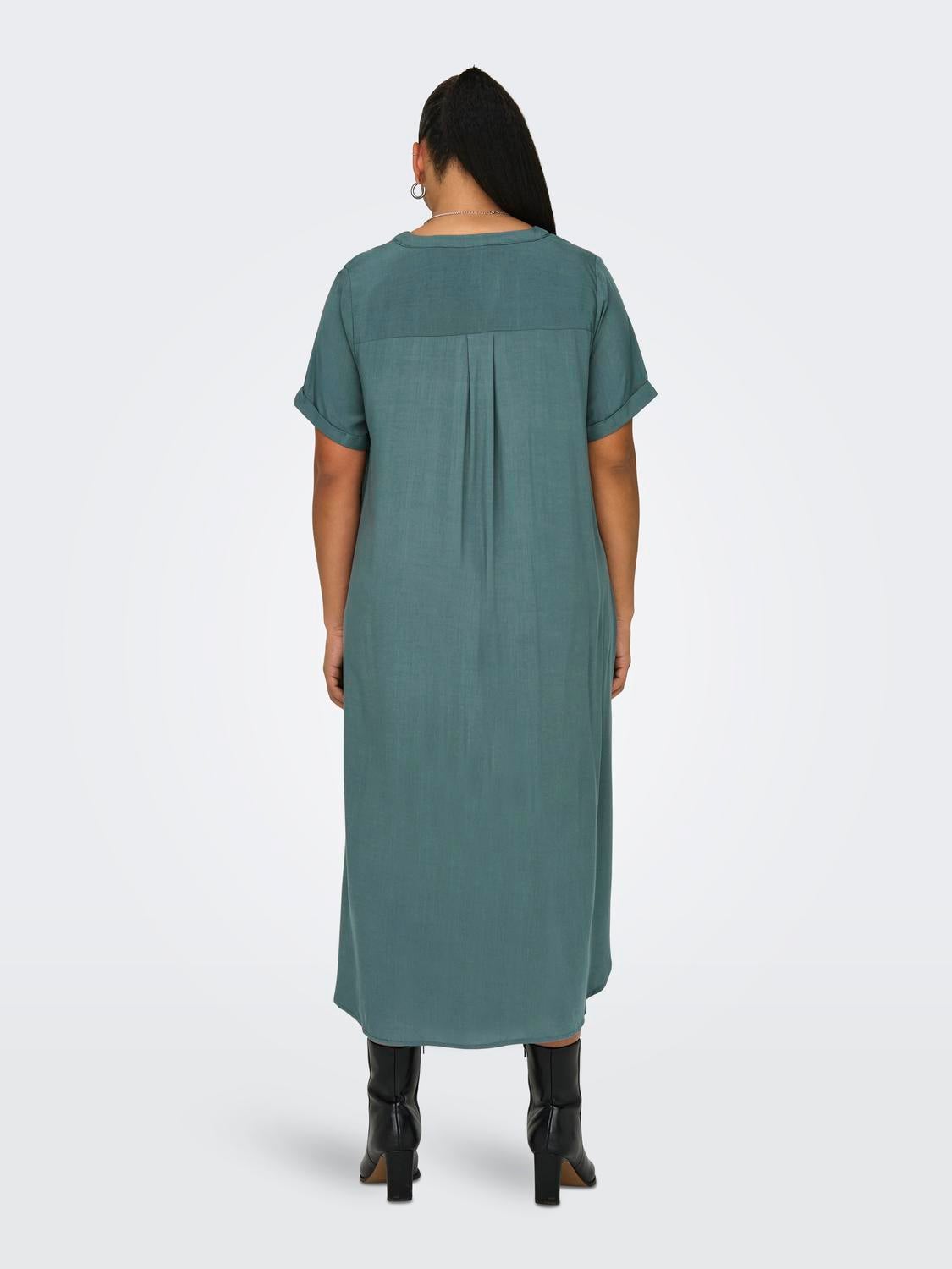 CARNEWDENIZIA Langes Kleid Balsam Green