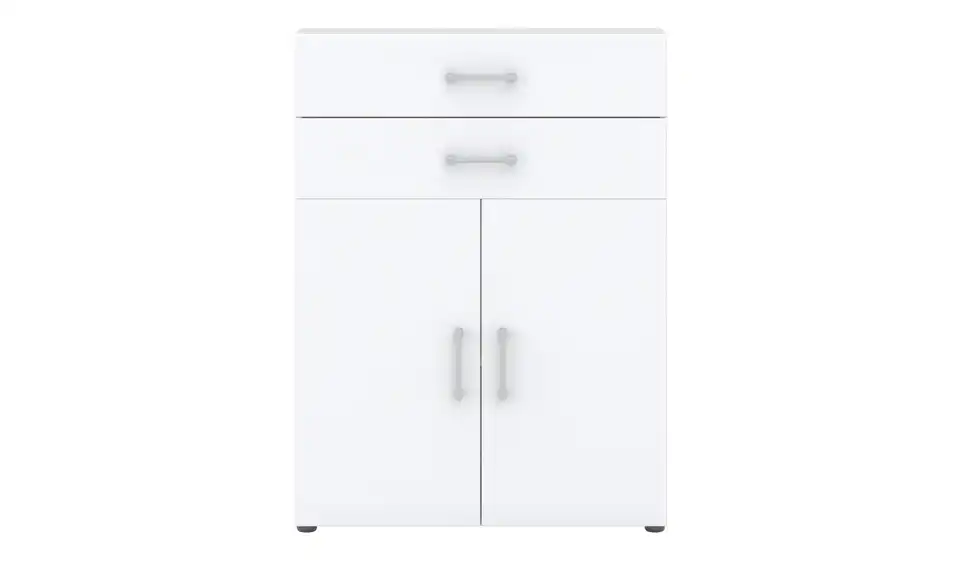 Aktenschrank Kasai 2 Türen / 2 Schubkästen 107,2 cm Weiß
